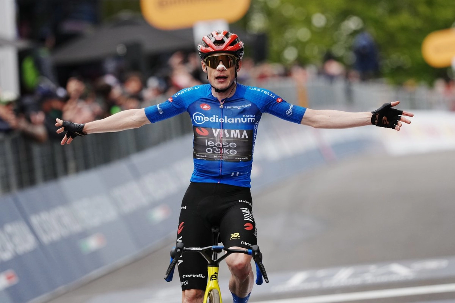 Gall tried, but Vingegaard was once again the strongest in the mountains of the Giro