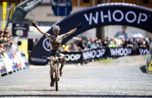 Jenny Rissveds' great performance in Leogang to achieve her first victory of the year