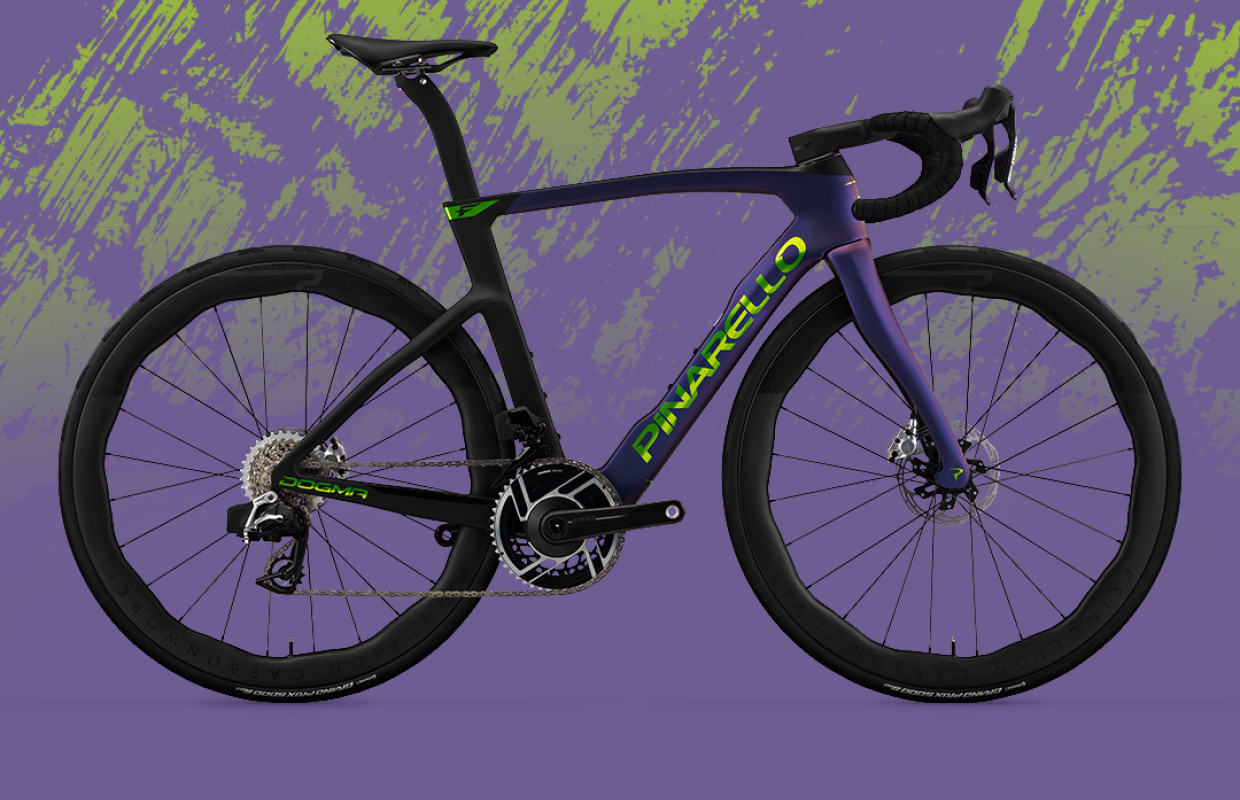 The Pinarello DOGMA F debuts four new finishes