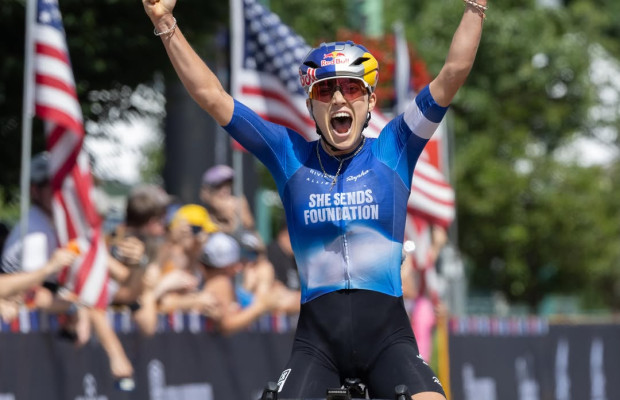 Kate Courtney est couronnée championne des États-Unis sur route