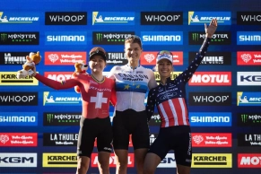 Jenny Rissveds wins the Short Track in La Thuile with a powerful final attack