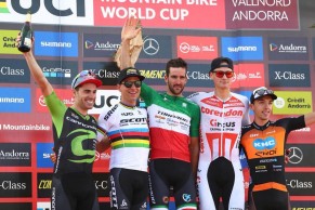 Kerschbaumer gana la Copa del Mundo de Vallnord por delante de Schurter. Gunn Rita Dahle gana en chicas de manera histórica