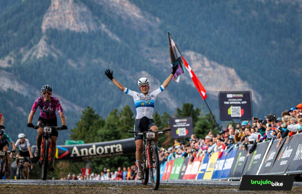 Jenny Rissveds achieves her first victory in Andorra after a surprise storm