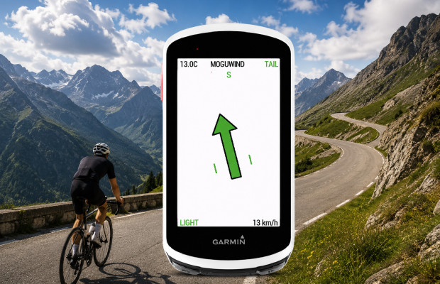 How much does the wind really hold you back? MoguWind is free and calculates it in real time for Garmin