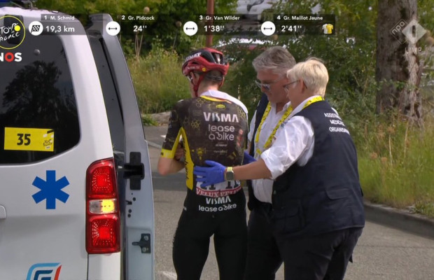 Vingegaard abandonne le Tour 2026 après une grave chute (Vidéo)