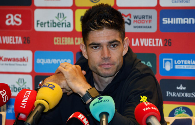 Van Aert arrive à la Vuelta avec un plan : "Nous avons deux grandes opportunités pour prendre le maillot rouge"