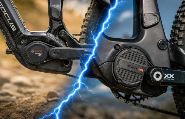 Avinox ou Bosch ? Ce que nous avons appris après avoir testé leurs meilleurs moteurs d’e-MTB