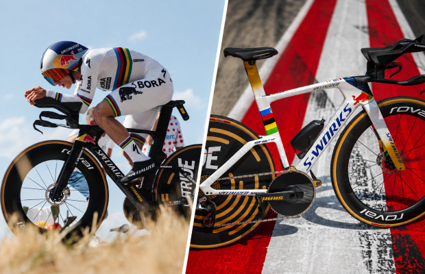 El nuevo prototipo Specialized Shiv TT de Evenepoel reaparece justo antes del Mundial