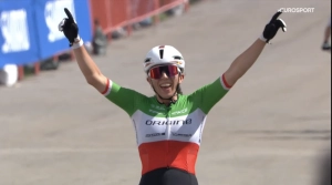 Martina Berta surpreende todas com um ataque decisivo e vence o Short Track de Soldier Hollow