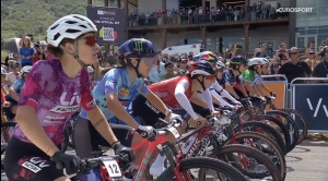 Martina Berta sorprende a todas con un ataque definitivo y gana el Short Track de Soldier Hollow