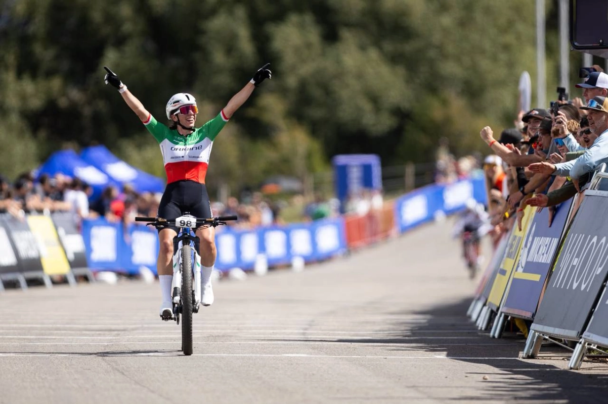 Martina Berta sorprende a todas con un ataque definitivo y gana el Short Track de Soldier Hollow