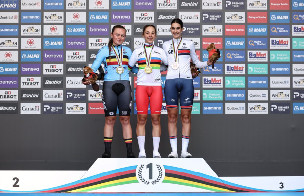 La Polonaise Maria Okrucińska décroche le maillot arc-en-ciel junior du contre-la-montre