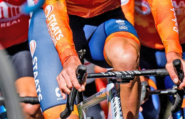 Van der Poel is already riding components from the next Shimano Dura-Ace ahead of the World Championships