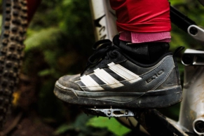 Adidas brings its iconic Freerider to clipless pedals without giving up the Stealth sole