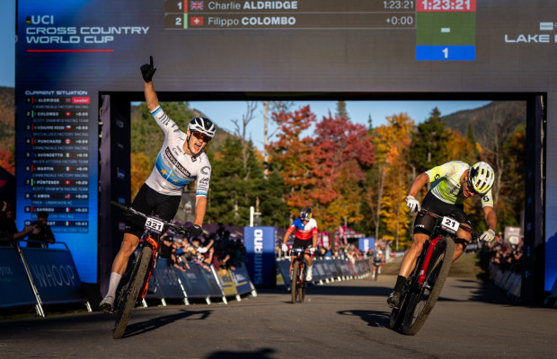 Charlie Aldridge wins the Lake Placid sprint as Luca Martin wraps up the XCO World Cup as champion