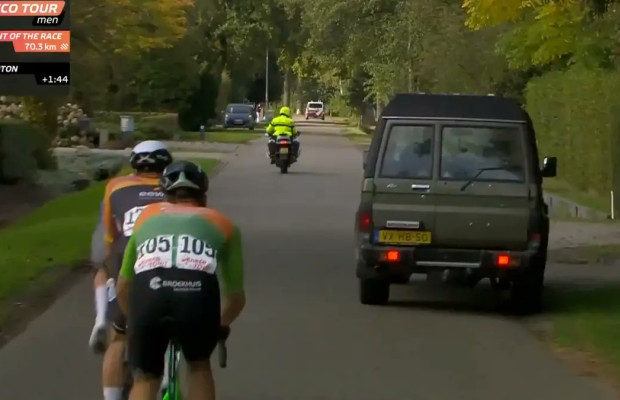 Erneut dringt ein Auto in ein UCI-Rennen ein, während das Peloton dringende Sicherheitsmaßnahmen fordert