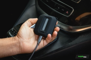 Probamos el Thule Epos ParkSecure 3B, uno de los portabicicletas más avanzados del mercado: tres bicicletas, sensores de aparcamiento y plegado total