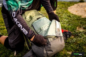 We test the EVOC Trail Pro 26 backpack, protection above everything else