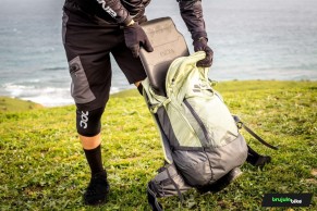 We test the EVOC Trail Pro 26 backpack, protection above everything else