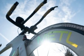 This metal tyre is airless and has been developed in collaboration with NASA