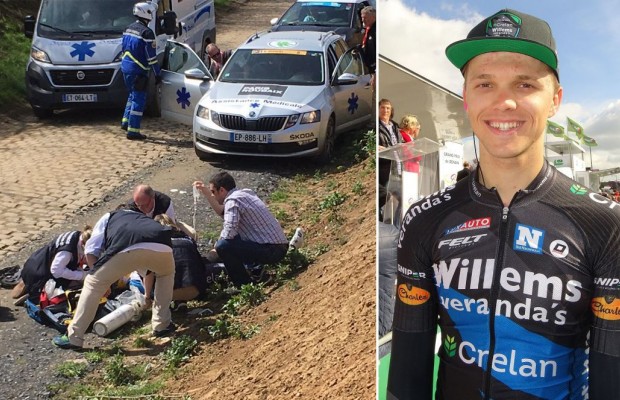Muere el ciclista Michael Goolaerts tras sufrir un paro cardíaco en la Paris Roubaix