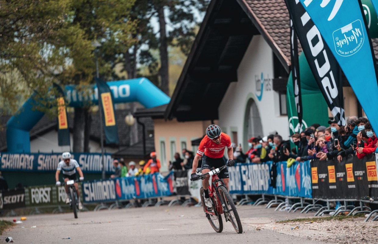 Mathias Flückiger y Loana Lecomte ganan una Marlene Südtirol Sunshine Race de altísimo nivel
