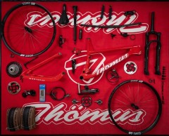 La Thömus Lightrider Worldcup 2021 con la que Mathias Flückiger ganó en Nalles