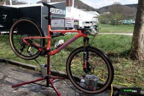 Maxime Marotte competes with an unveiled new Santa Cruz model