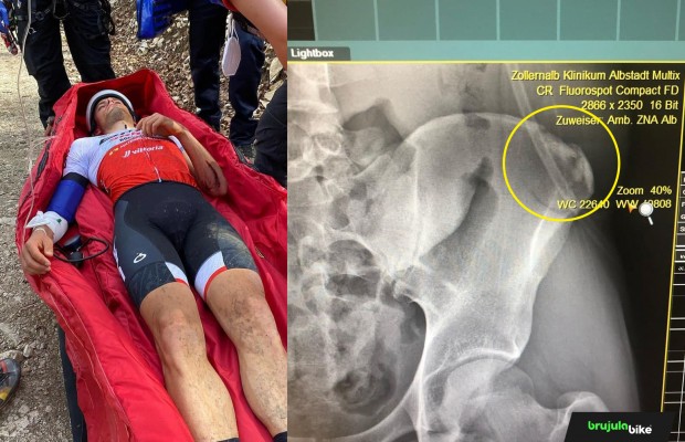 Filippo Colombo terminó la Copa del Mundo de Albstadt en el hospital