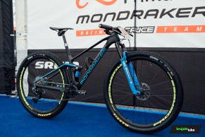 Bec McConnell's Mondraker F Podium RR in detail