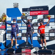 Tom Pidcock beats Van der Poel to win the 2021 Nove Mesto XCO World Cup