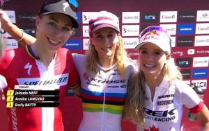 Schurter rompe, Mathias Flückiger y Jolanda Neff ganan la Copa del Mundo de Moint Sainte Anne