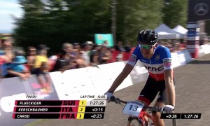 Schurter rompe, Mathias Flückiger y Jolanda Neff ganan la Copa del Mundo de Moint Sainte Anne