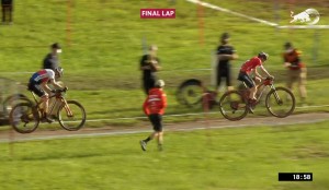 Mathias Fluckiger wins the Short Track in Leogang