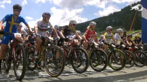 Loana Lecomte continues on another level and wins the XCO World Cup in Leogang