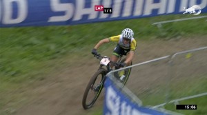 Loana Lecomte continues on another level and wins the XCO World Cup in Leogang