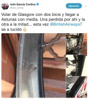 Viajar con 2 bicis y que te rompan una y te pierdan otra. El desastre de las aerolíneas