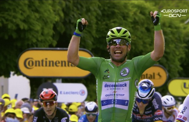Cavendish wins again on a day with no changes