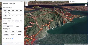 Strava añade 3D al mapa de actividad global