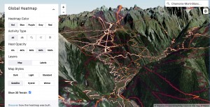 Strava añade 3D al mapa de actividad global