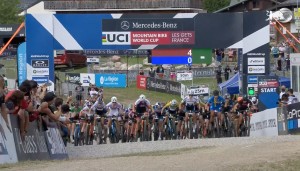 Pauline Ferrand Prevot is the fastest in the Les Gets Short Track