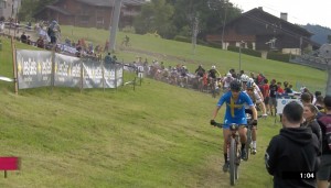 Pauline Ferrand Prevot is the fastest in the Les Gets Short Track