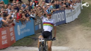 Pauline Ferrand Prevot is the fastest in the Les Gets Short Track