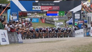 Mathias Fluckiger still dominates and wins the Les Gets Short Track