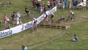 Mathias Fluckiger still dominates and wins the Les Gets Short Track