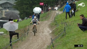 Loana Lecomte wins a difficult XCO World Cup in Les Gets