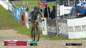 Loana Lecomte wins a difficult XCO World Cup in Les Gets