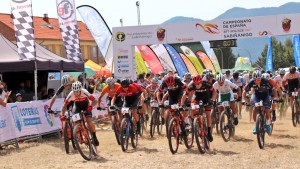Exhibición de Rocío García y David Valero para ganar el Campeonato de España XCO 2021