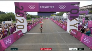 Jolanda Neff wins Olympic gold after dominating the race from start to finish