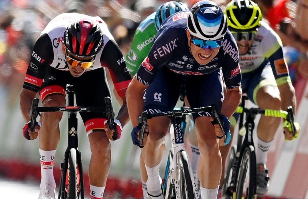 Philipsen wins the sprint and Roglic remains in the lead